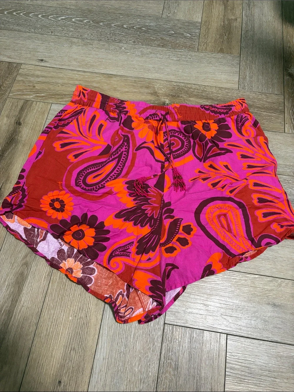 Farm Rio Linen Blend Shorts